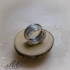 Сребърен дамски пръстен "Bvlgari"  R-1157